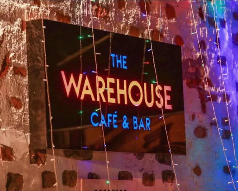 Rustic interior of The Warehouse Colombo restaurant and bar